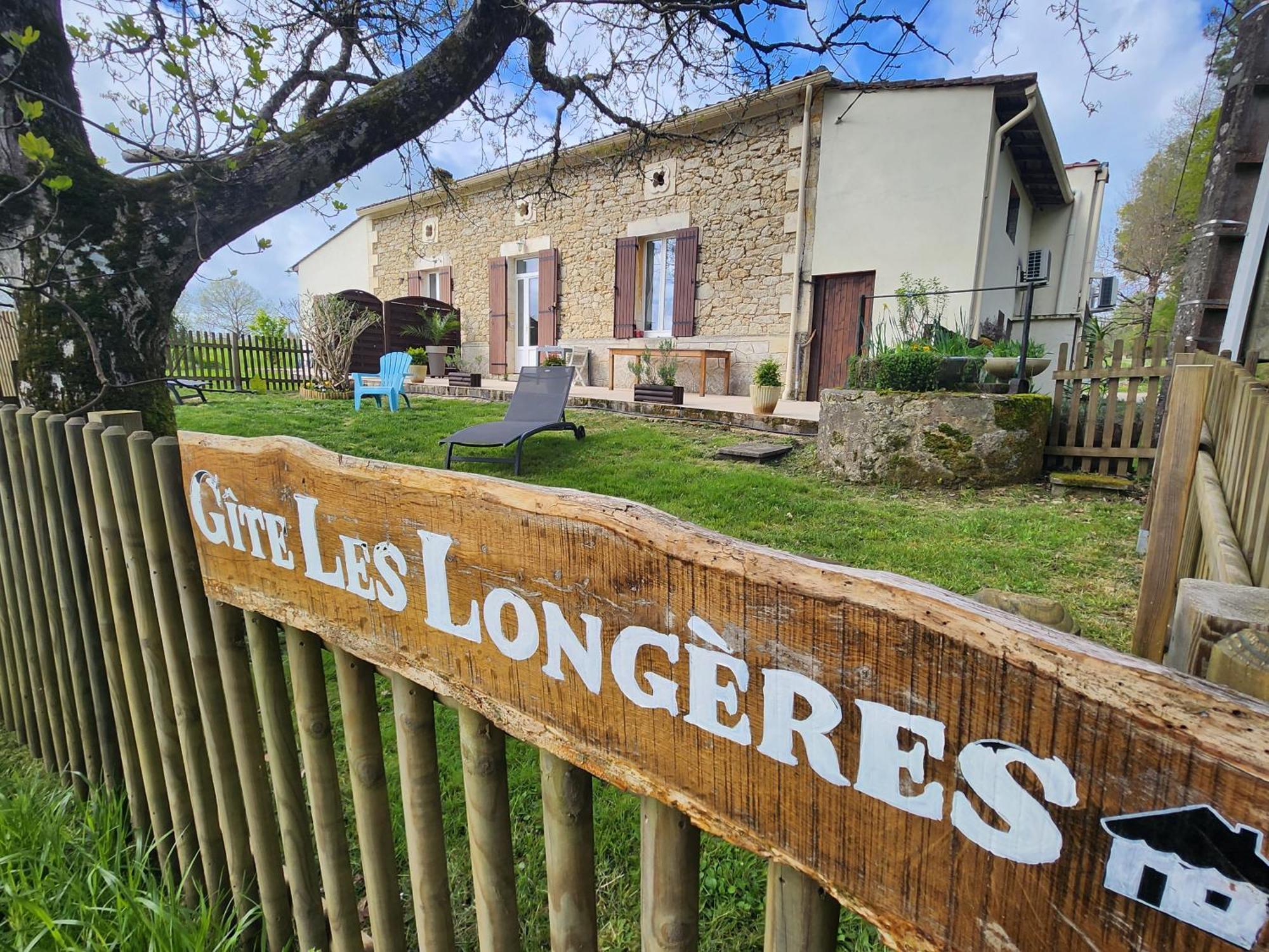 Gite Les Longeres Montazeau Exteriör bild